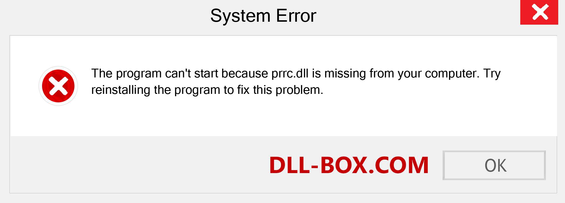  prrc.dll file is missing?. Download for Windows 7, 8, 10 - Fix  prrc dll Missing Error on Windows, photos, images