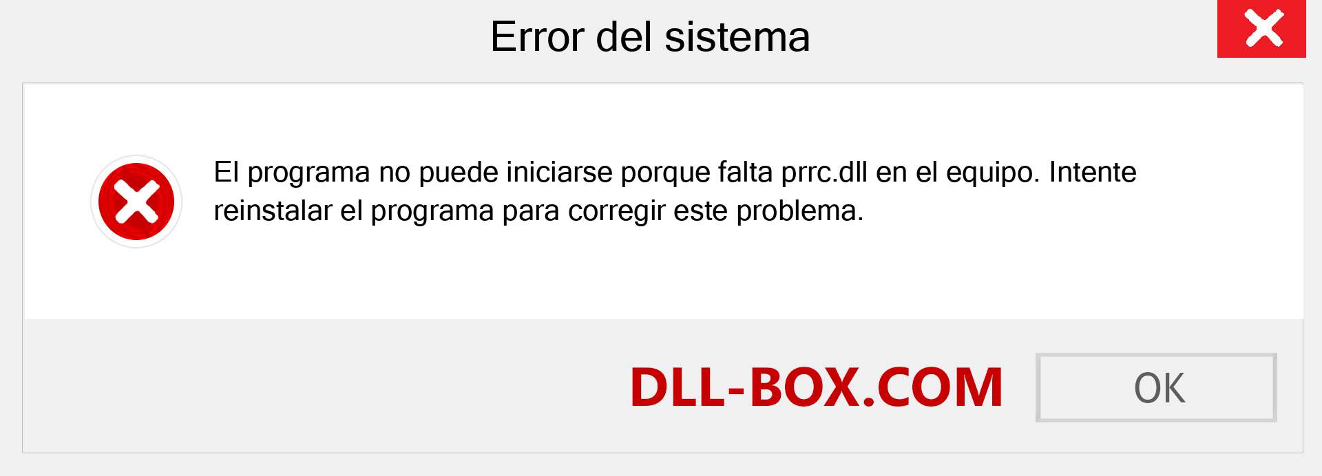 ¿Falta el archivo prrc.dll ?. Descargar para Windows 7, 8, 10 - Corregir prrc dll Missing Error en Windows, fotos, imágenes