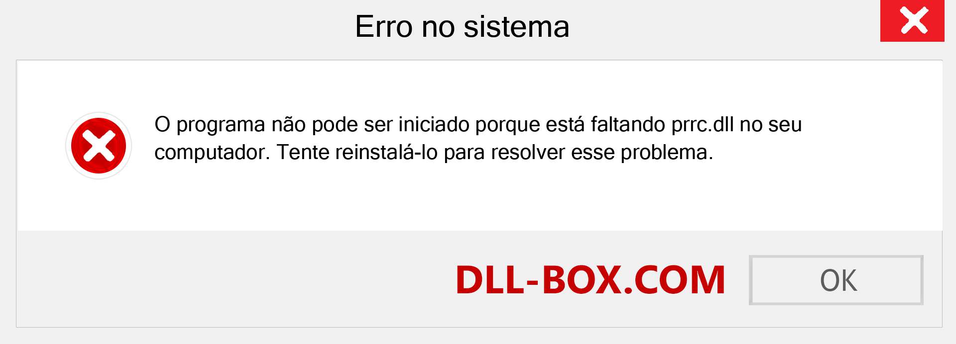 Arquivo prrc.dll ausente ?. Download para Windows 7, 8, 10 - Correção de erro ausente prrc dll no Windows, fotos, imagens